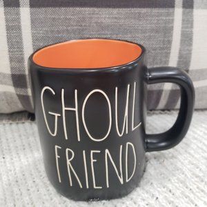 Rae Dunn "Ghoul Friend" Black Mug Collection